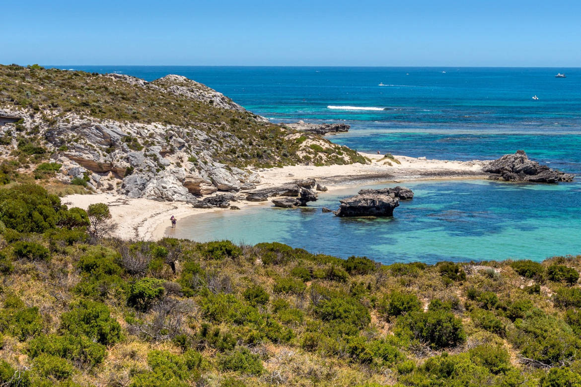 Rottnest Island in the Indian Ocean