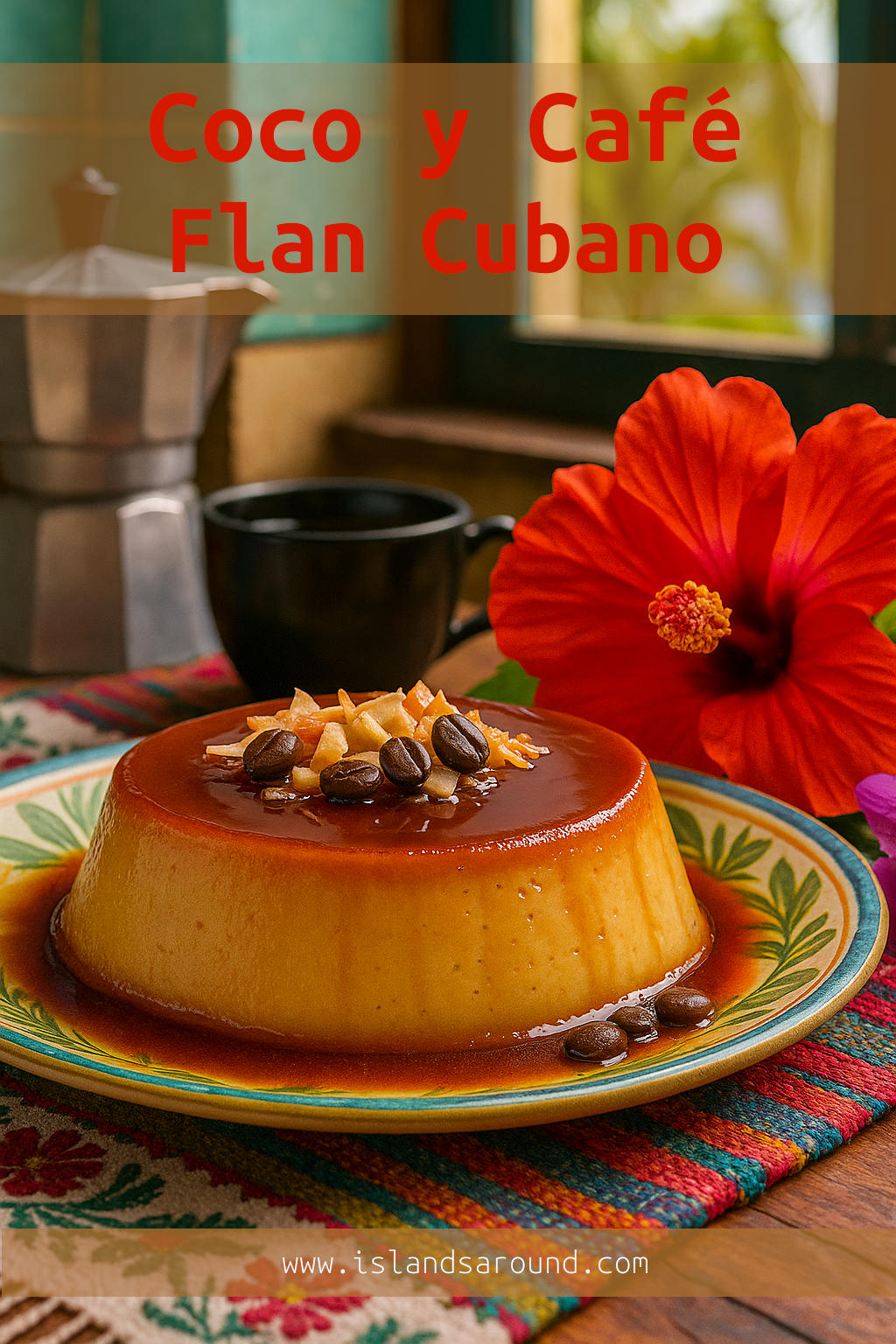 Coco y Café Flan Cubano