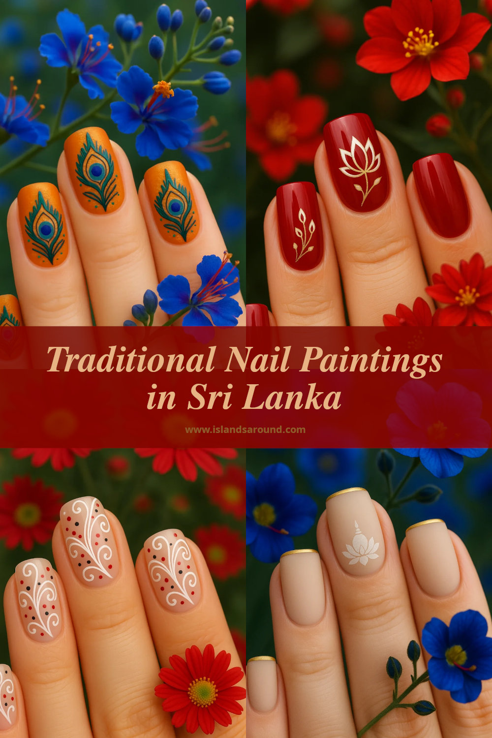 Traditional Nail Paintings in Sri Lanka