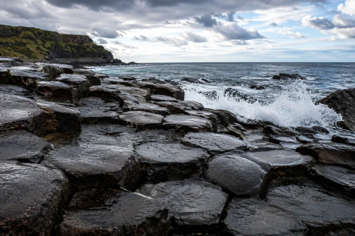 Giant's Causeway on the Island of Ireland
