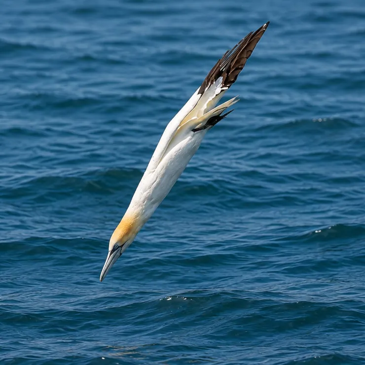 The Bird That Turns Itself Into a Torpedo to Catch Dinner