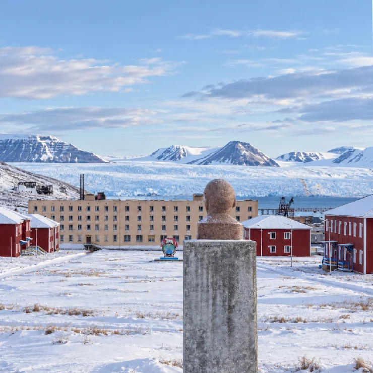 A Ghost Town in the Arctic Where Lenin Still Watches