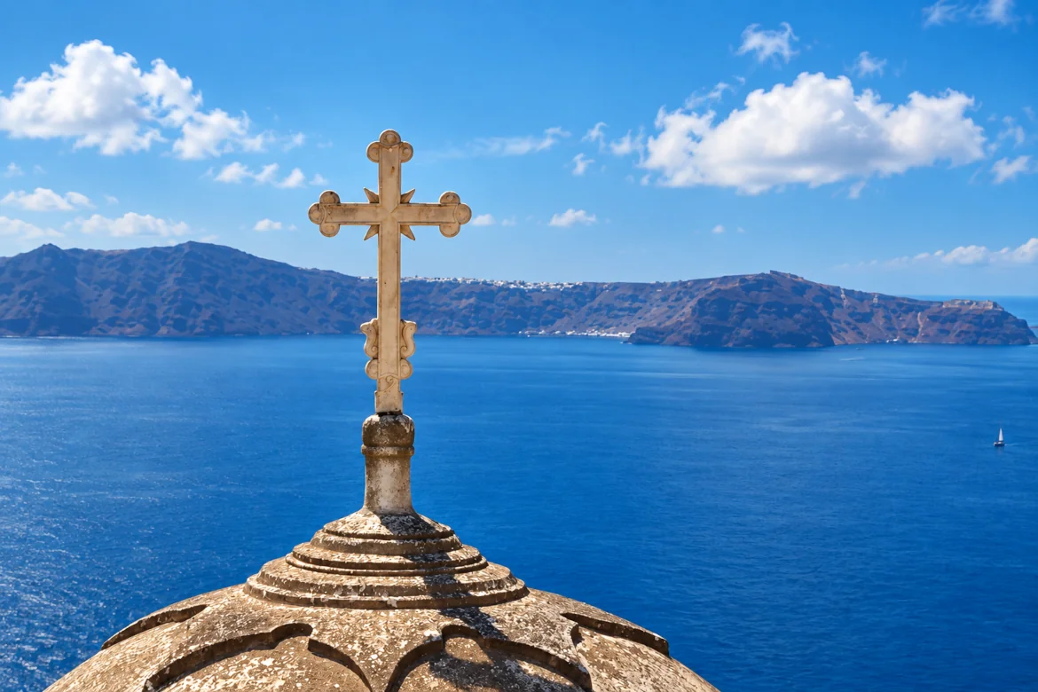 Take a Ferry to Santorini
