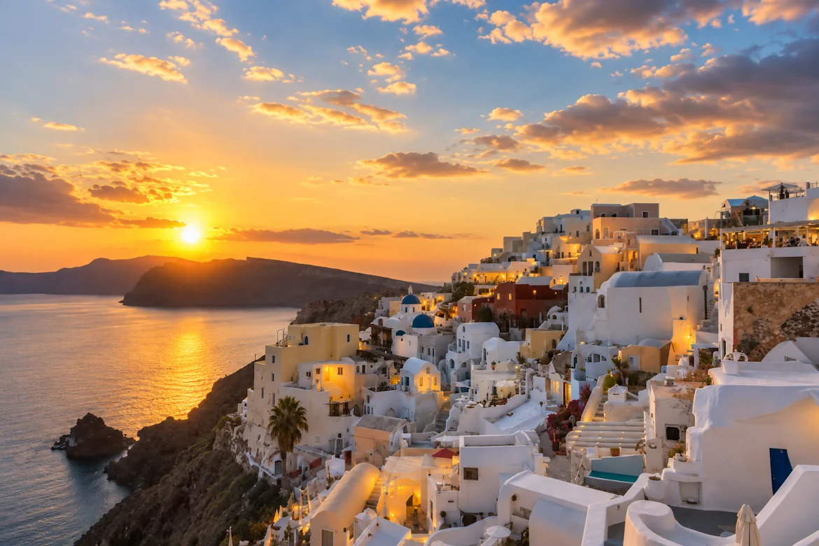 Flying to Santorini from the US