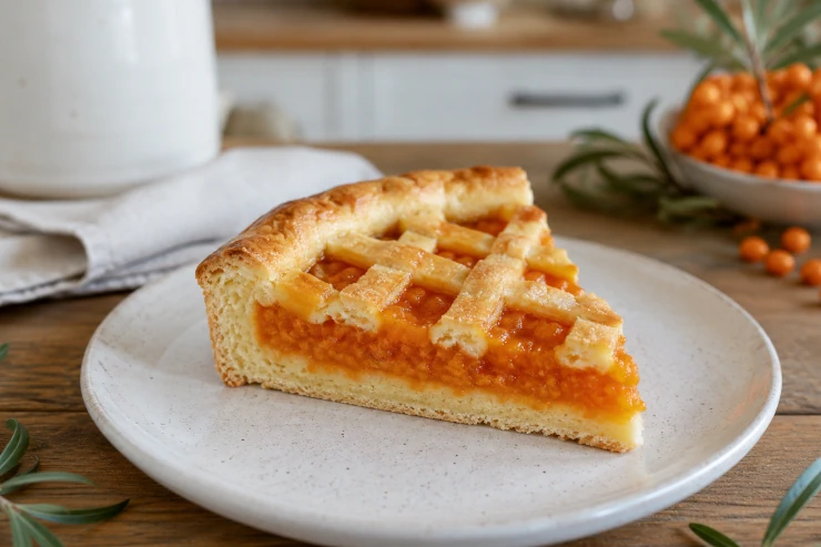 Sea Buckthorn Yeast Cake