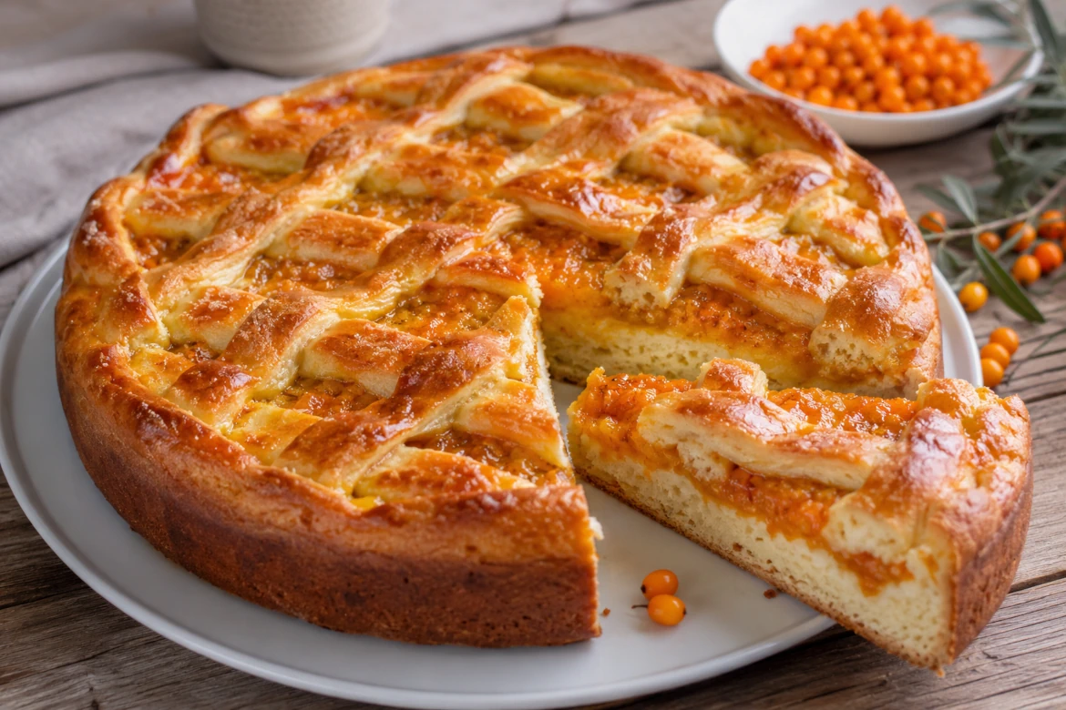 Sea Buckthorn Yeast Cake